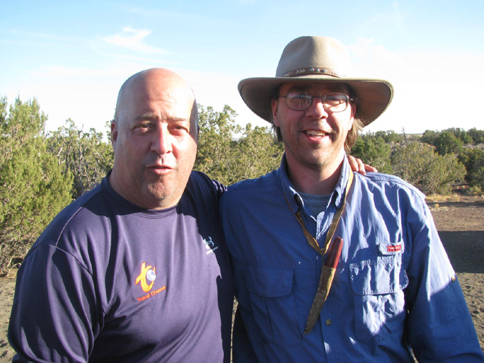 Keep an eye out for the April segment of the Travel Channel's popular show Bizarre Foods which has Tony taking host Andrew Zimmern out for a wild foods trek in the desert.
