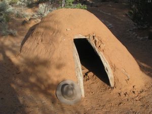 This comprehensive Desert Surival Intensive course will teach you skills like creating shelters like this Hogan.